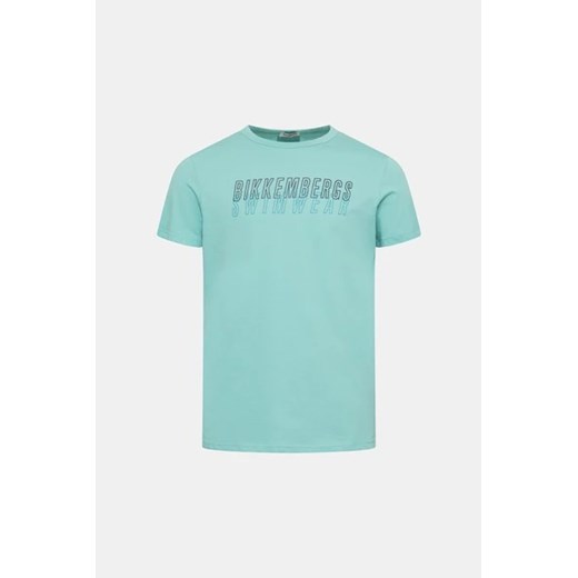 BIKKEMBERGS T-shirt - Turkusowy - Mężczyzna - 2XL(2XL) S (S) Halfprice promocja