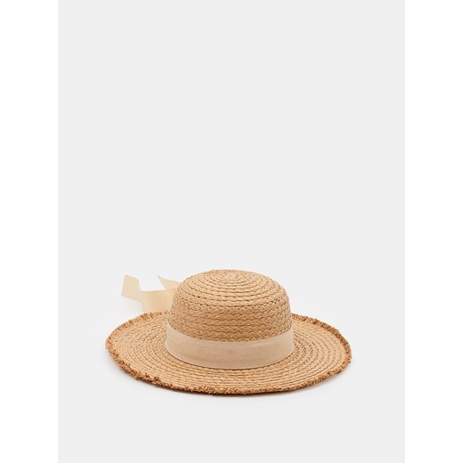Mohito - Słomkowy kapelusz z kokardą - Wielobarwny Mohito M/L Mohito