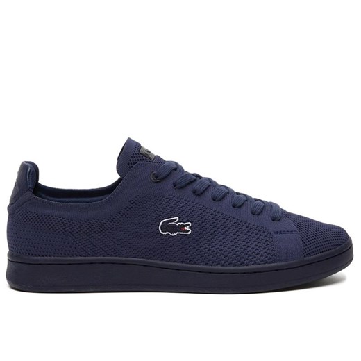 Buty Lacoste Carnaby Piquee 745SMA0023-95K - granatowe ze sklepu streetstyle24.pl w kategorii Trampki męskie - zdjęcie 157563368