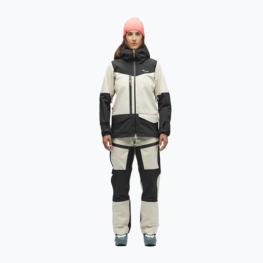 Kurtka narciarska damska Salewa Sella 3L Ptxr czarno-beżowa 28187 40/34 promocja sportano.pl