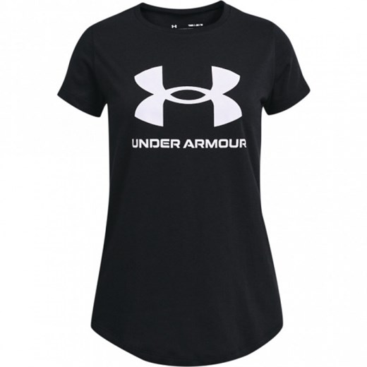 Dziewczęca koszulka treningowa UNDER ARMOUR Live Sportstyle Graphic SS ze sklepu Sportstylestory.com w kategorii Bluzki dziewczęce - zdjęcie 157568626