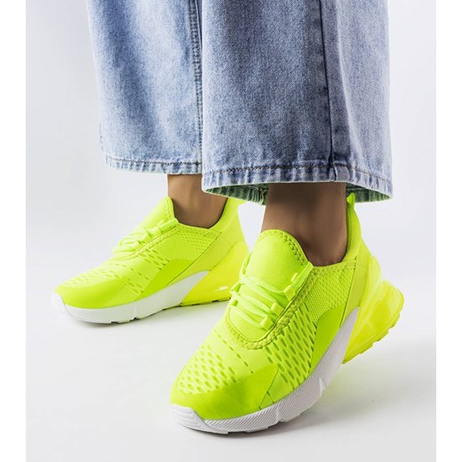 Zielone neonowe sportowe sneakersy Court Gemre 40 gemre