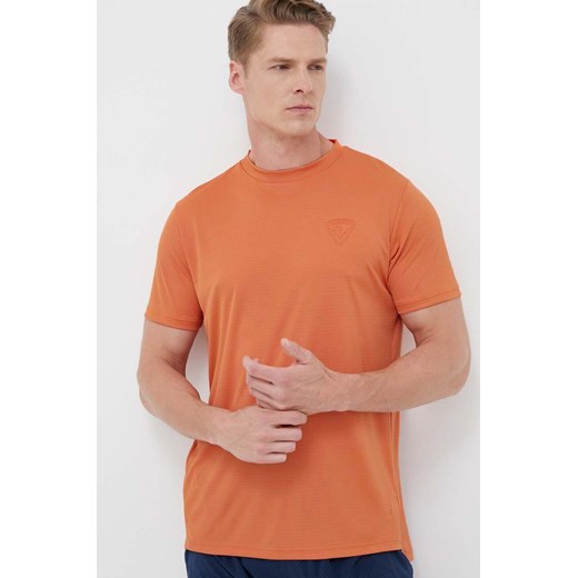 Rossignol t-shirt sportowy kolor pomarańczowy gładki RLLMY03 ze sklepu ANSWEAR.com w kategorii T-shirty męskie - zdjęcie 157588246