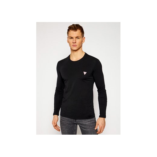 Guess Longsleeve M1RI28 J1311 Czarny Super Slim Fit Guess L promocja MODIVO