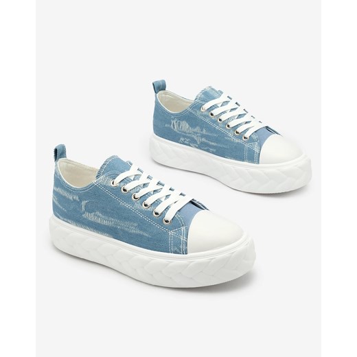 Trampki damskie niebieskie Royalfashion.pl