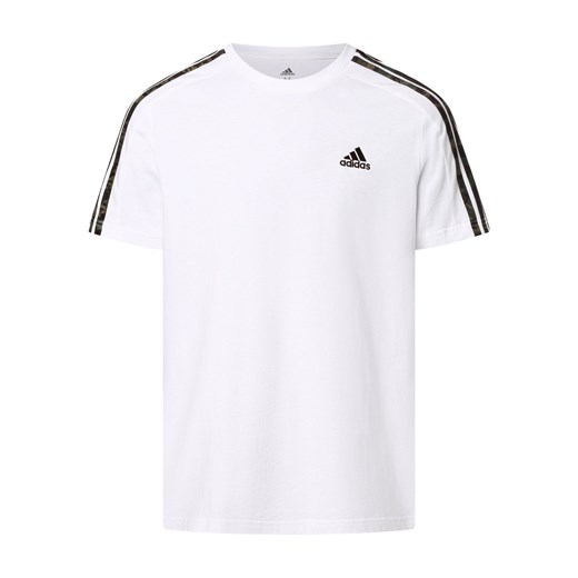 adidas Sportswear T-shirt męski Mężczyźni Bawełna biały jednolity Adidas Sportswear L okazyjna cena vangraaf