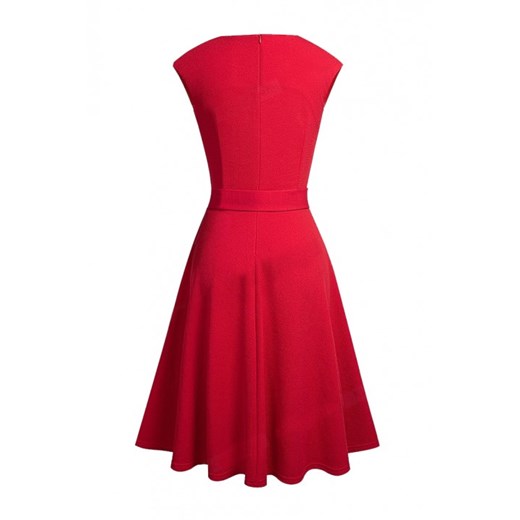 Sukienka SALMELDA RED S okazyjna cena Ivet Shop