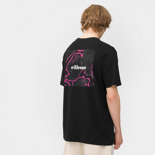 Męski t-shirt z nadrukiem Ellesse Vipera - czarny Ellesse XL okazyjna cena Sportstylestory.com