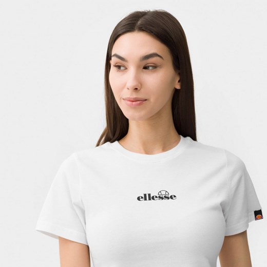 Damski t-shirt z nadrukiem Ellesse Beckana - różowy - biały Ellesse XS okazyjna cena Sportstylestory.com