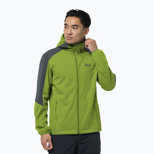 Kurtka softshell męska Jack Wolfskin Go Hike zielona 1306921_4073 Jack Wolfskin S okazja sportano.pl