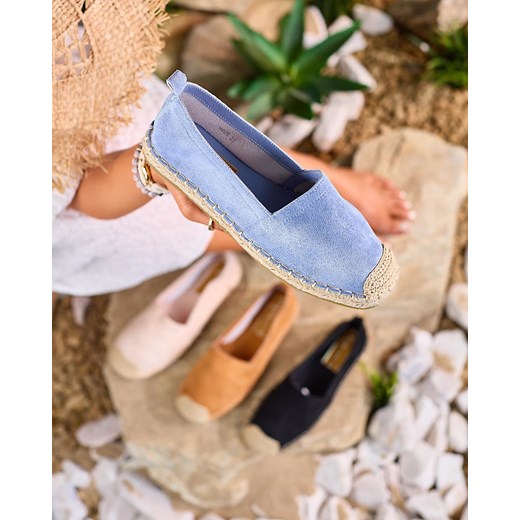 Royalfashion Niebieskie damskie espadryle Lessilla Royalfashion.pl 39 royalfashion.pl wyprzedaż
