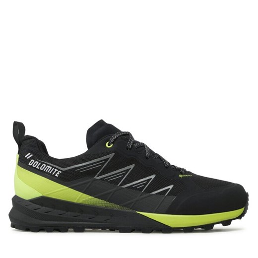 Buty trekkingowe męskie czarne Dolomite sznurowane gore-tex