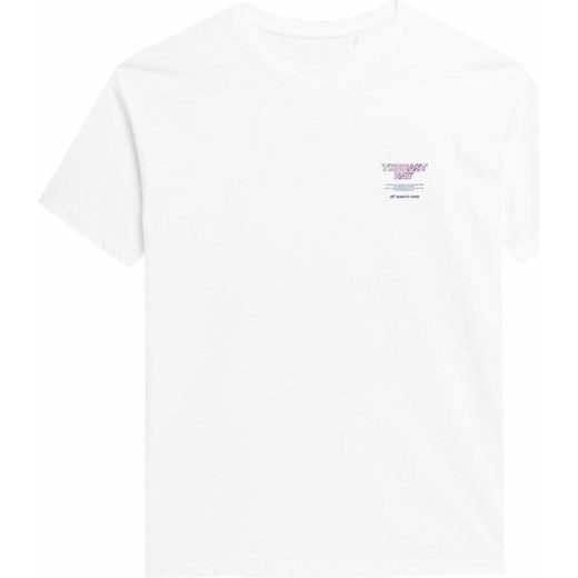 T-shirt męski biały 4F 