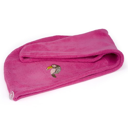 Turban kąpielowy MOMO WAY różowy | ręcznik tukan ze sklepu Sklep SOXO w kategorii Ręczniki - zdjęcie 157633859