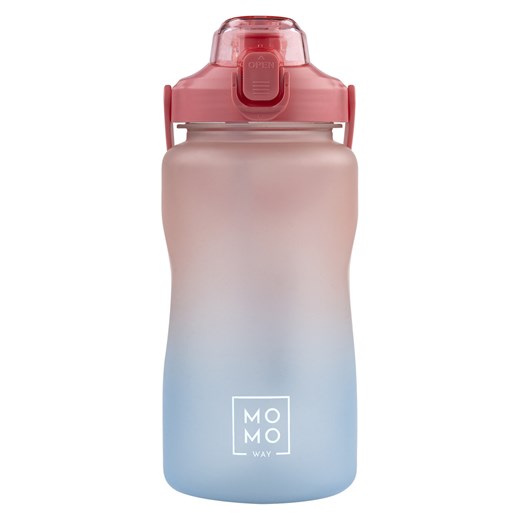 Butelka na wodę 1.5L różowo-niebieska | BPA free ze sklepu Sklep SOXO w kategorii Bidony i butelki - zdjęcie 157634035