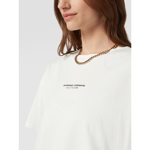 T-shirt z bawełny z nadrukiem z logo S Peek&Cloppenburg 