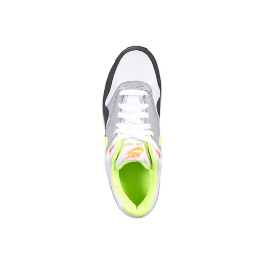 Nike Sportswear AIR MAX 1 Tenisówki i Trampki white/volt/total orange/dark grey zalando zielony ocieplane