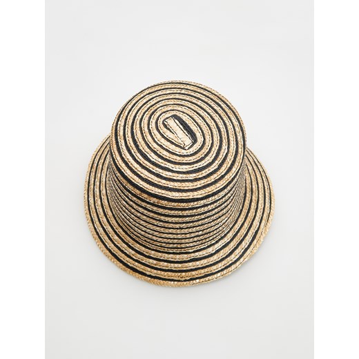 Reserved - Pleciony bucket hat - Beżowy Reserved M Reserved
