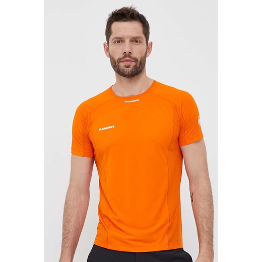 Mammut t-shirt funkcyjny Aenergy FL kolor pomarańczowy ze sklepu ANSWEAR.com w kategorii T-shirty męskie - zdjęcie 158038189