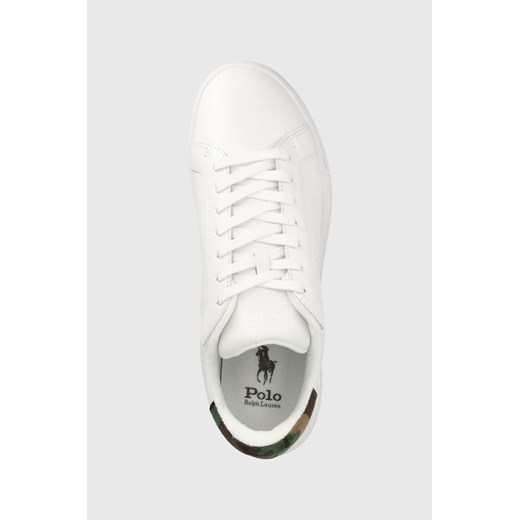 Polo Ralph Lauren sneakersy skórzane HRT CT II kolor biały 809900935001 Polo Ralph Lauren 45 ANSWEAR.com