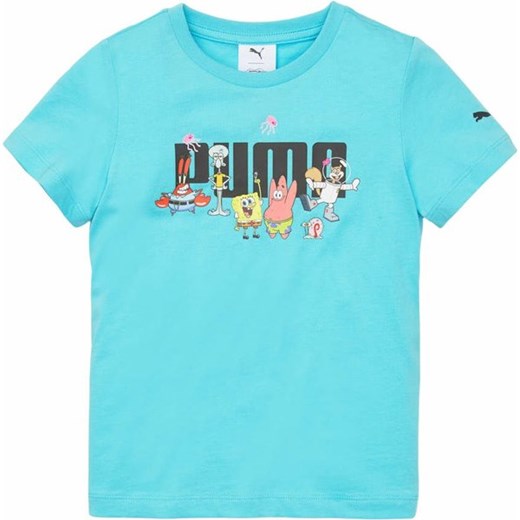 Koszulka juniorska Logo Puma x Spongebob Puma 140cm promocja SPORT-SHOP.pl