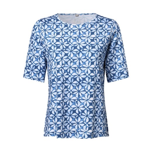 RABE T-shirt damski Kobiety wiskoza niebieski wzorzysty Rabe 40 vangraaf