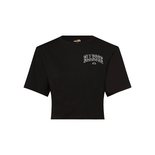 ellesse T-shirt damski Kobiety Bawełna czarny nadruk ze sklepu vangraaf w kategorii Bluzki damskie - zdjęcie 158049635