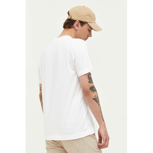 Abercrombie &amp; Fitch t-shirt męski kolor biały gładki Abercrombie & Fitch XXL ANSWEAR.com