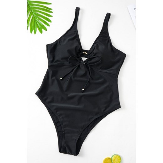 Strój kąpielowy jednoczęściowy RELMIA BLACK 4XL wyprzedaż Ivet Shop