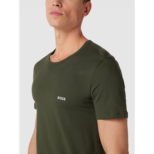 T-shirt z okrągłym dekoltem w zestawie 3 szt. model ‘Classic’ M Peek&Cloppenburg 