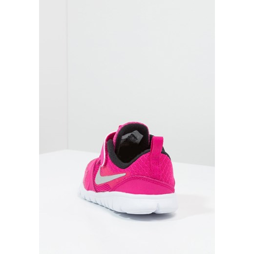 Nike Performance FLEX EXPERIENCE 3 Obuwie do biegania Lekkość hot pink/metallic silver/berry/white zalando rozowy lekkie