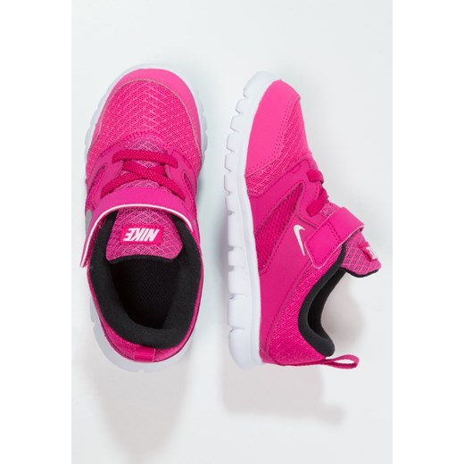 Nike Performance FLEX EXPERIENCE 3 Obuwie do biegania Lekkość hot pink/metallic silver/berry/white zalando rozowy mały