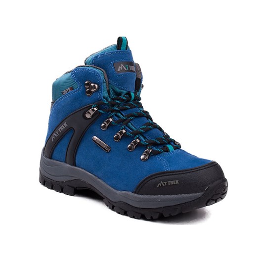 MTJL14-508-011 MTtrek damskie buty trekingowe - niebieskie milandi-pl niebieski dzianina