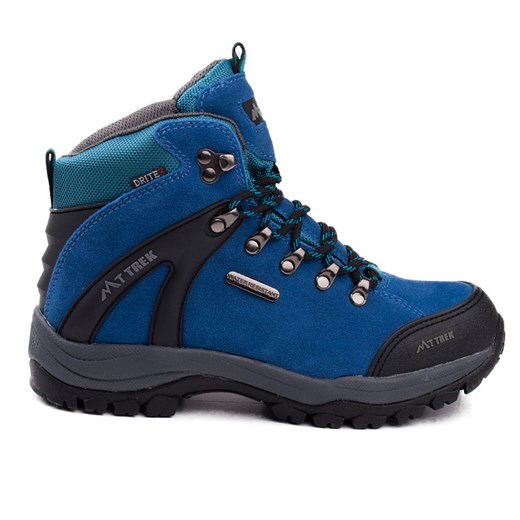 MTJL14-508-011 MTtrek damskie buty trekingowe - niebieskie milandi-pl granatowy naturalne