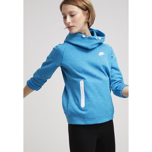 Nike Sportswear TECH FLEECE Bluza z kapturem light blue zalando niebieski Odzież