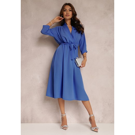 Niebieska Sukienka Canopis ze sklepu Renee odzież w kategorii Sukienki - zdjęcie 158451268