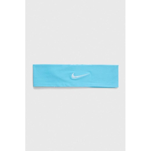 Nike opaska na głowę kolor niebieski ze sklepu ANSWEAR.com w kategorii Czapki męskie - zdjęcie 158456797