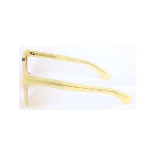 Calvin Klein Damskie okulary przeciwsłoneczne w kolorze żółtym Calvin Klein 52 Limango Polska