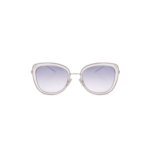Hugo Boss Damskie okulary przeciwsłoneczne w kolorze srebrno-niebieskim Hugo Boss 54 Limango Polska