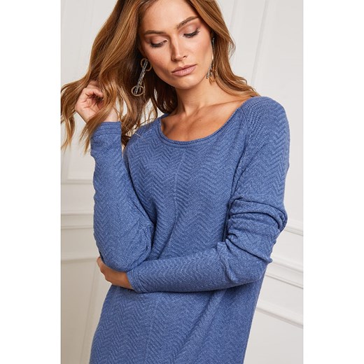 Joséfine Sukienka dzianinowa &quot;Groland&quot; w kolorze niebieskim Joséfine S Limango Polska