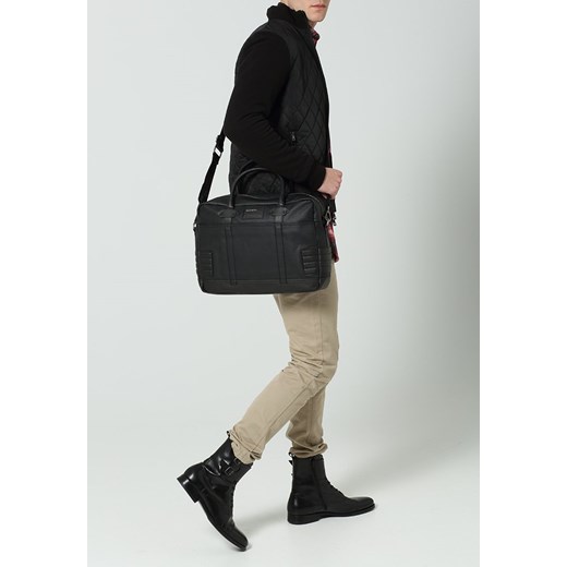 Diesel URBAN CASE Torba na laptopa black zalando podszewka