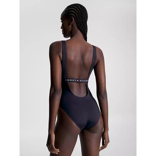 Strój kąpielowy jednoczęściowy Tommy Hilfiger granatowy UW0UW04126 Tommy Hilfiger XL piubiu_pl