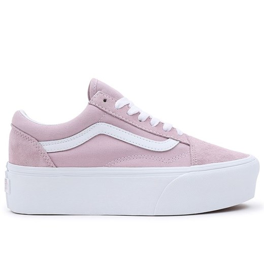 Buty Vans Old Skool Stackform VN0A7Q5MBLT1 - różowe ze sklepu streetstyle24.pl w kategorii Trampki damskie - zdjęcie 158494875