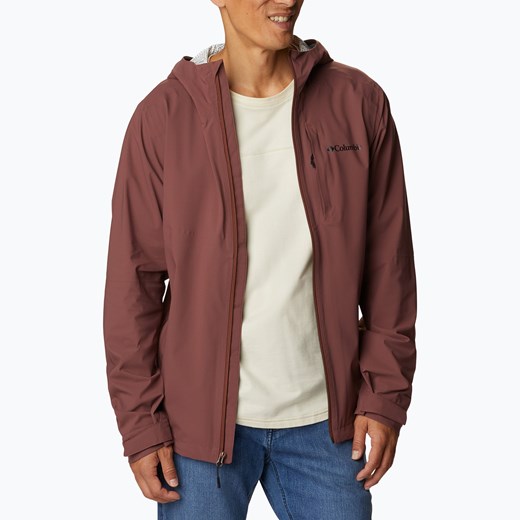 Kurtka trekkingowa męska Columbia Omni-Tech Ampli-Dry brązowa 1932854 Columbia S sportano.pl