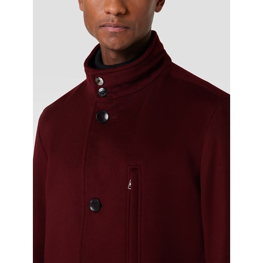Płaszcz wełniany o kroju slim fit z wpuszczanymi kieszeniami model 'Hyde 48 Peek&Cloppenburg 