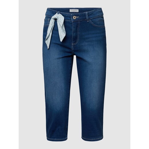 Szorty jeansowe ze średnią talią i wiązanym detalem Christian Berg Woman 38 okazja Peek&Cloppenburg 