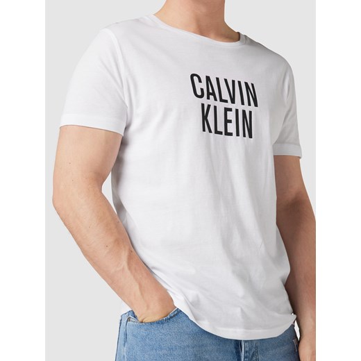 T-shirt z nadrukiem z logo Calvin Klein Underwear XL Peek&Cloppenburg  wyprzedaż
