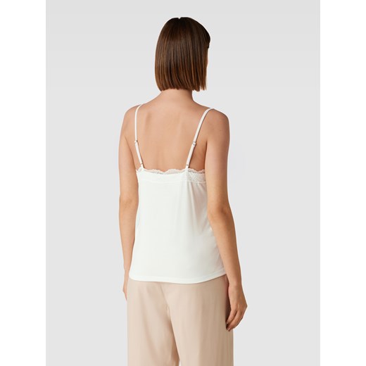 Top na ramiączkach z półprzezroczystym obszyciem model ‘SELLA’ Vero Moda 38 Peek&Cloppenburg