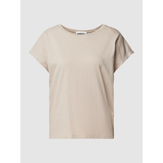 T-shirt z prążkowanym,okrągłym dekoltem model ‘ONELIAA’ XS Peek&Cloppenburg 