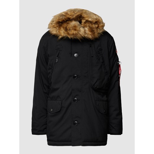 Parka z kołnierzem z futra model ‘POLAR’ Alpha Industries XXL Peek&Cloppenburg 